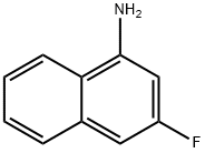 1-Naphthalenamine, 3-fluoro- 구조식 이미지