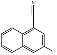 1-Naphthalenecarbonitrile, 3-fluoro- 구조식 이미지