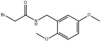 Acetamide, 2-bromo-N-[(2,5-dimethoxyphenyl)methyl]- Structure