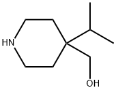 (4-ISOPROPYL-PIPERIDIN-4-YL)-METHANOL Structure