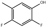 Phenol, 2,4-difluoro-5-methyl- Structure