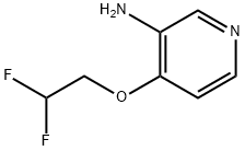 3-Pyridinamine, 4-(2,2-difluoroethoxy)- 구조식 이미지