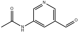 Acetamide, N-(5-formyl-3-pyridinyl)- 구조식 이미지