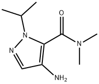 4-amino-1-isopropyl-N,N-dimethyl-1H-pyrazole-5-carboxamide Structure