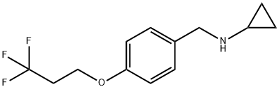 cyclopropyl[4-(3,3,3-trifluoropropoxy)benzyl]amine Structure