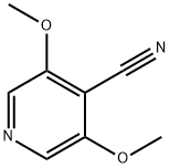 4-Pyridinecarbonitrile, 3,5-dimethoxy- Structure