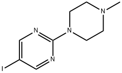 Pyrimidine, 5-iodo-2-(4-methyl-1-piperazinyl)- Structure