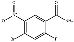 Benzamide, 4-bromo-2-fluoro-5-nitro- 구조식 이미지