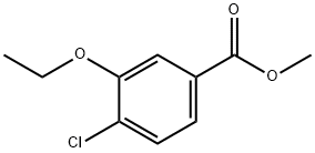 Benzoic acid, 4-chloro-3-ethoxy-, methyl ester Structure