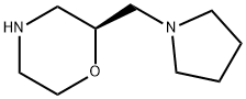 Morpholine,2-(1-pyrrolidinylmethyl)-,(2S)- 구조식 이미지