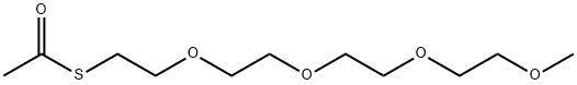 Ethanethioic acid, S-3,6,9,12-tetraoxatridec-1-yl ester Structure