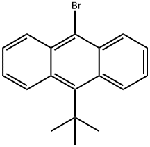 Anthracene, 9-bromo-10-(1,1-dimethylethyl)- Structure