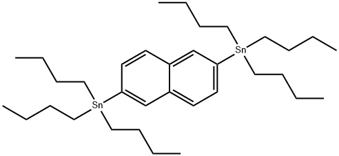 2,6-bis(tributylstannyl)naphthalene Structure