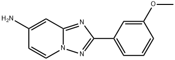[1,2,4]Triazolo[1,5-a]pyridin-7-amine, 2-(3-methoxyphenyl)- 구조식 이미지