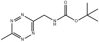 Carbamic acid, N-[(6-methyl-1,2,4,5-tetrazin-3-yl)methyl]-, 1,1-dimethylethyl ester Structure