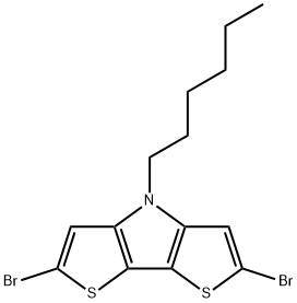 2,6-dibromo-4-hexyl-4H-dithieno[3,2-b:2',3'-d]pyrrole Structure