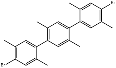4,4"-dibromo-2,2',2",5,5',5"-hexamethyl-1,1':4',1"-terphenyl Structure