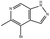 1H-Pyrazolo[3,4-c]pyridine, 4-bromo-5-methyl- 구조식 이미지