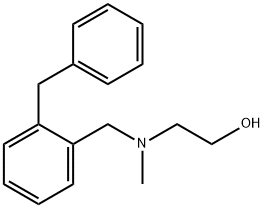 Ethanol, 2-[methyl[[2-(phenylmethyl)phenyl]methyl]amino]- 구조식 이미지