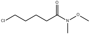 Pentanamide, 5-chloro-N-methoxy-N-methyl- Structure