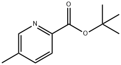 2-Pyridinecarboxylic acid, 5-methyl-, 1,1-dimethylethyl ester Structure