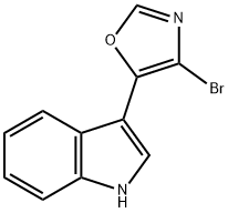 1H-Indole, 3-(4-bromo-5-oxazolyl)- Structure