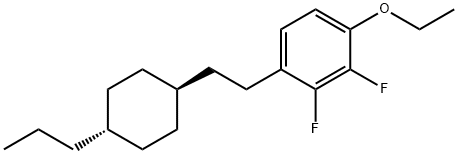 1-Ethoxy-2,3-difluoro-4-[2-(trans-4-propylcyclohexyl)ethyl]benzene Structure