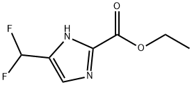 1H-Imidazole-2-carboxylic acid, 5-(difluoromethyl)-, ethyl ester Structure