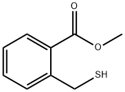 Benzoic acid, 2-(mercaptomethyl)-, methyl ester Structure