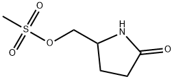 2-Pyrrolidinone, 5-[[(methylsulfonyl)oxy]methyl]- Structure