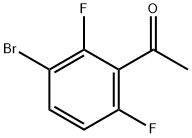 Ethanone, 1-(3-bromo-2,6-difluorophenyl)- Structure