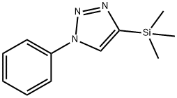 1H-1,2,3-Triazole, 1-phenyl-4-(trimethylsilyl)- Structure