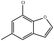Benzofuran, 7-chloro-5-methyl- Structure