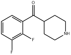 Methanone, (2,3-difluorophenyl)-4-piperidinyl- 구조식 이미지