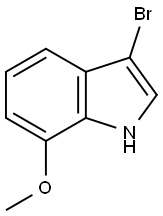 1H-Indole, 3-bromo-7-methoxy- Structure