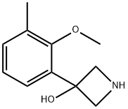 3-(2-Methoxy-3-methylphenyl)azetidin-3-ol 구조식 이미지