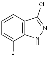 1H-Indazole, 3-chloro-7-fluoro- Structure