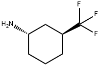 (1S,3S)-3-Trifluoromethyl-cyclohexylamine Structure