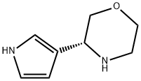 Morpholine, 3-(1H-pyrrol-3-yl)-, (3R)- Structure