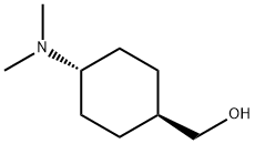 Cyclohexanemethanol, 4-(dimethylamino)-, trans- Structure