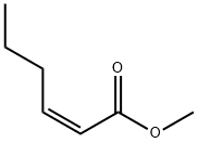 2-Hexenoic acid, methyl ester, (2Z)- 구조식 이미지