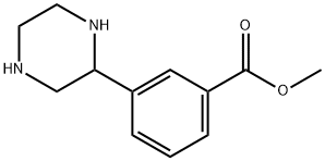 methyl 3-(piperazin-2-yl)benzoate Structure