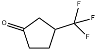 Cyclopentanone, 3-(trifluoromethyl)- 구조식 이미지