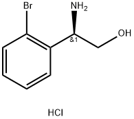 (2R)-2-AMINO-2-(2-BROMOPHENYL)ETHAN-1-OL HYDROCHLORIDE 구조식 이미지