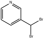 Pyridine, 3-(dibromomethyl)- Structure