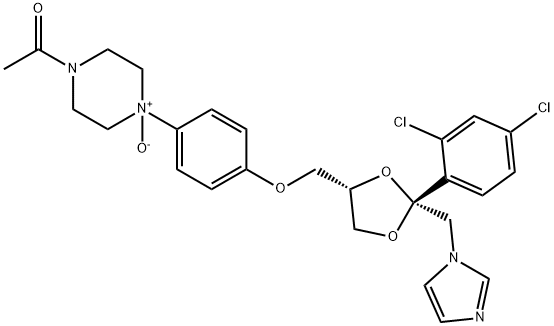Ketoconazole N-Oxide Structure