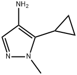 5-cyclopropyl-1-methyl-1H-pyrazol-4-amine 구조식 이미지