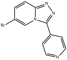 4-6-Bromo-[1,2,4]triazolo[4,3-a]pyridin-3-ylpyridine Structure