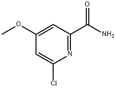 2-Pyridinecarboxamide, 6-chloro-4-methoxy- Structure