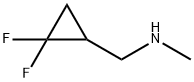 N-[(2,2-difluorocyclopropyl)methyl]-N-methylamine 구조식 이미지